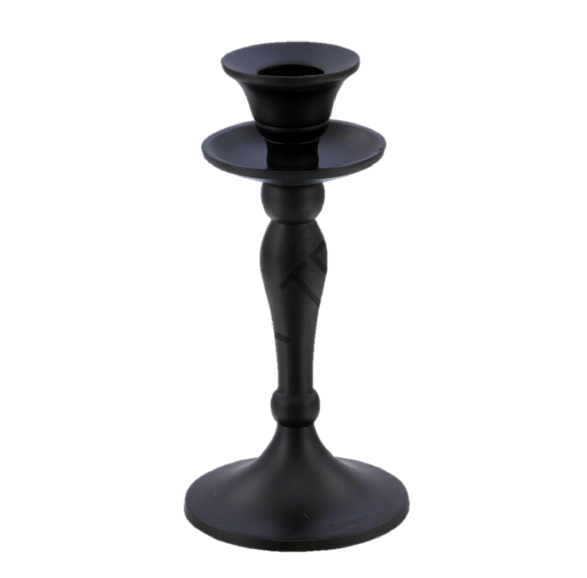 black-single-candle-holder-30cm